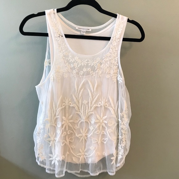 American Eagle Outfitters Other - Teen girl lace covered tank